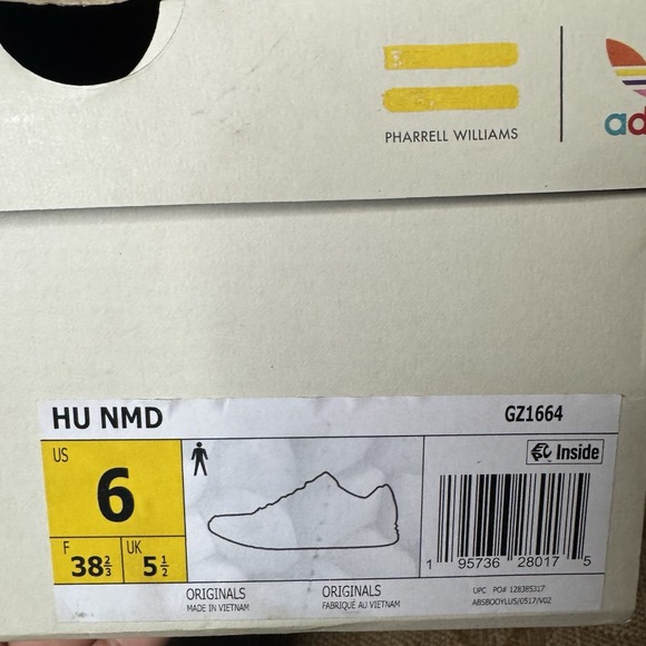 Size 6 - Adidas BBC Ice Cream x Pharrell x NMD Human Race Running Dog - Picture 9 of 9